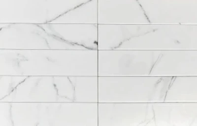 Handvorm Carrara Wit Mat 7,5 x 30